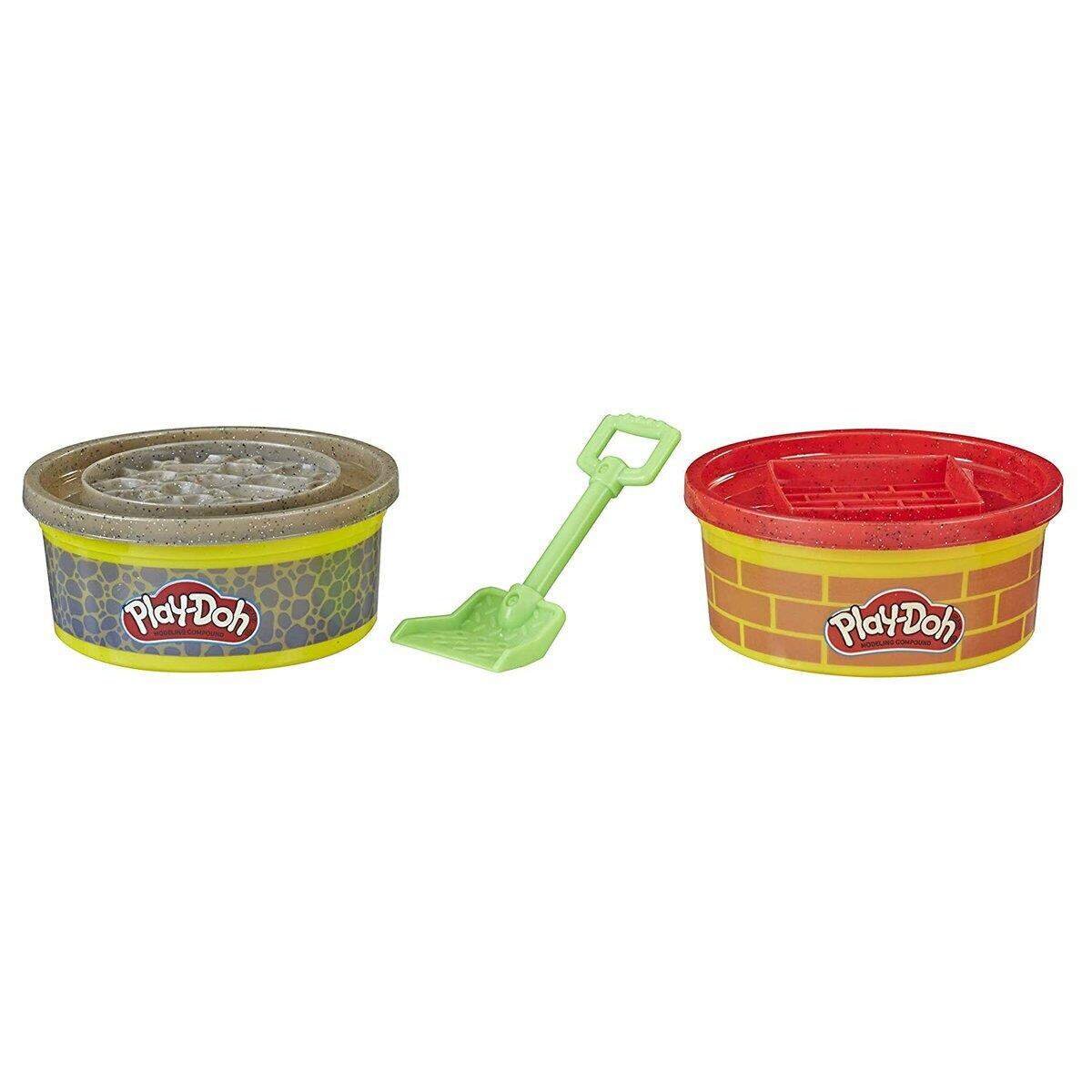 Play-Doh Baustellen Knete, 2er Pack, sortiert