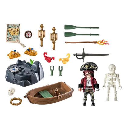 PLAYMOBIL® 71254 Starter Pack Pirat mit Ruderboot