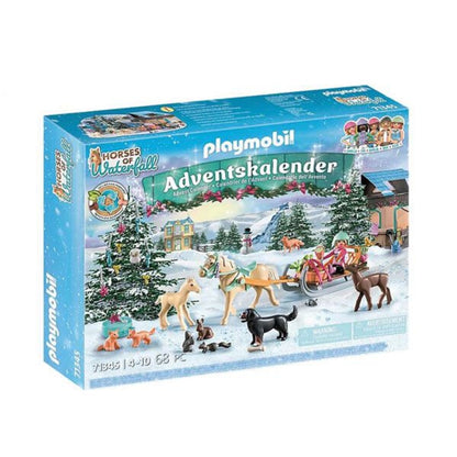 PLAYMOBIL® 71345 Adventskalender Pferde: Weihnachtliche Schlittenfahrt