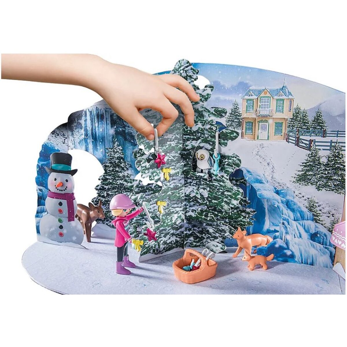 PLAYMOBIL® 71345 Adventskalender Pferde: Weihnachtliche Schlittenfahrt