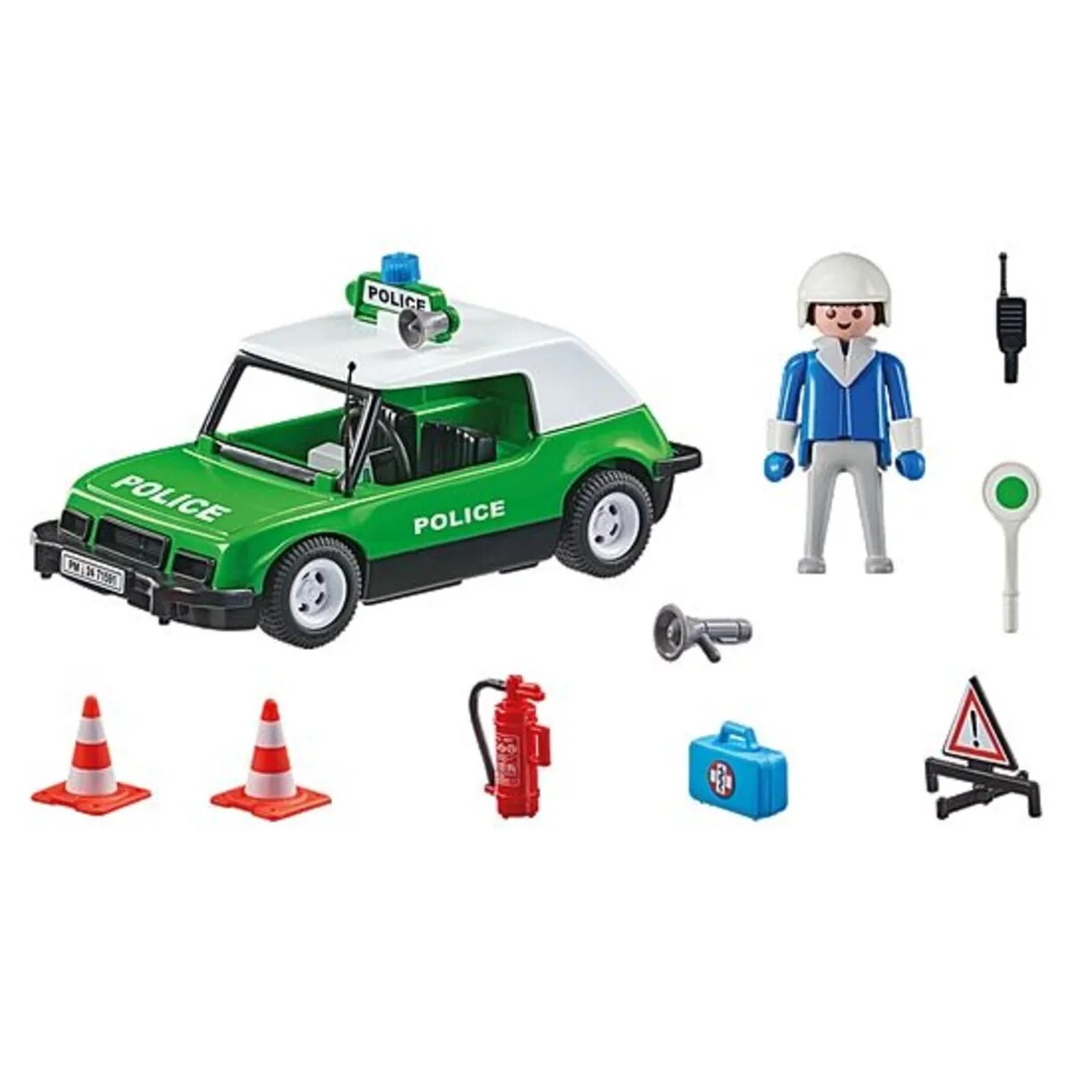  PLAYMOBIL® 71591 Classic Polizeiauto (50 Jahre PLAYMOBIL®) – Die Motiv 