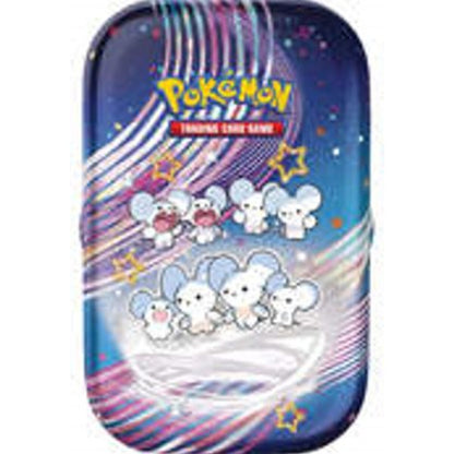Pokemon Mini-Tin-Box Karmesin & Purpur - Paldeas Schicksale, 1 Stück, 5-fach sortiert