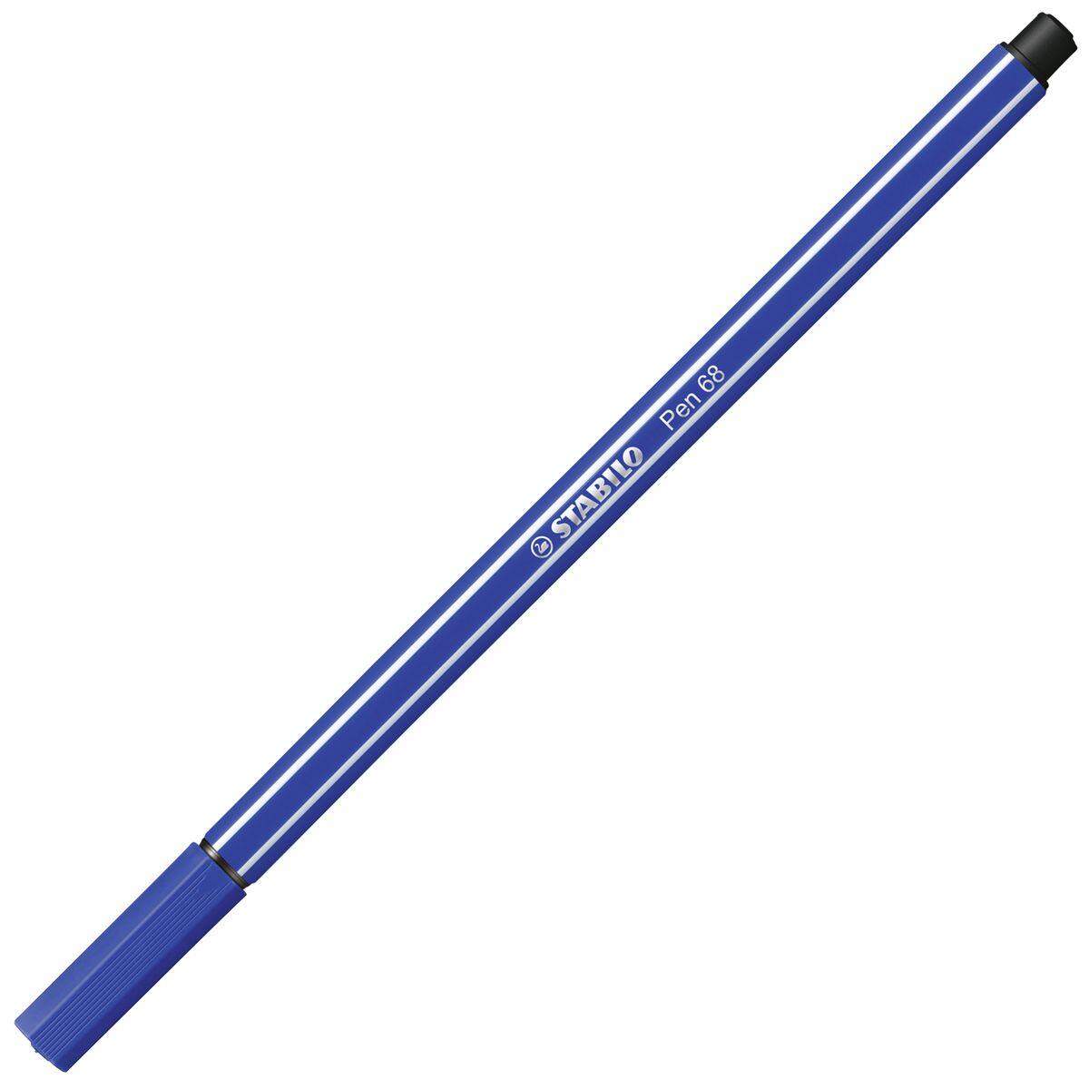 Premium-Filzstift - STABILO Pen 68 - Einzelstift - ultramarinblau