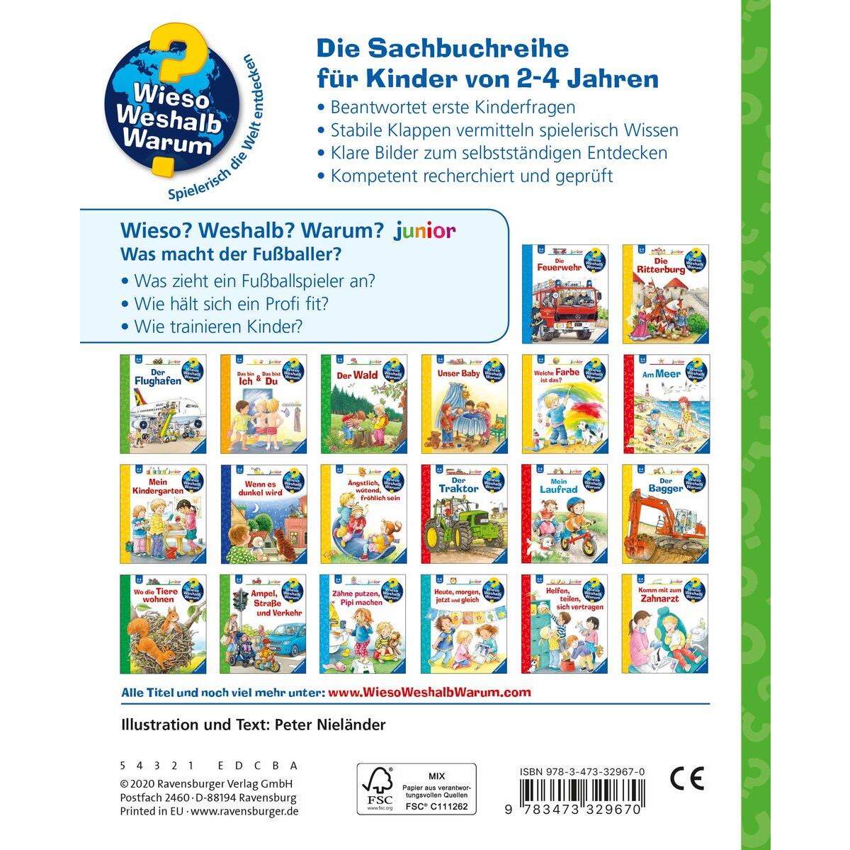 Ravensburger Wieso? Weshalb? Warum? Buch Junior, Band 68 - Was macht der Fußballer