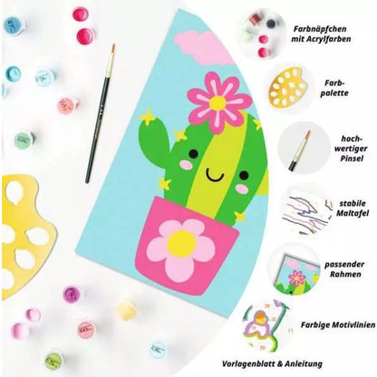 Ravensburger CreArt Kleiner Kaktus - Malen nach Zahlen für Kinder ab 7 Jahren