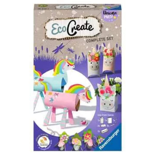Ravensburger EcoCreate 18438 - Unicorn Party - DIY Bastelset