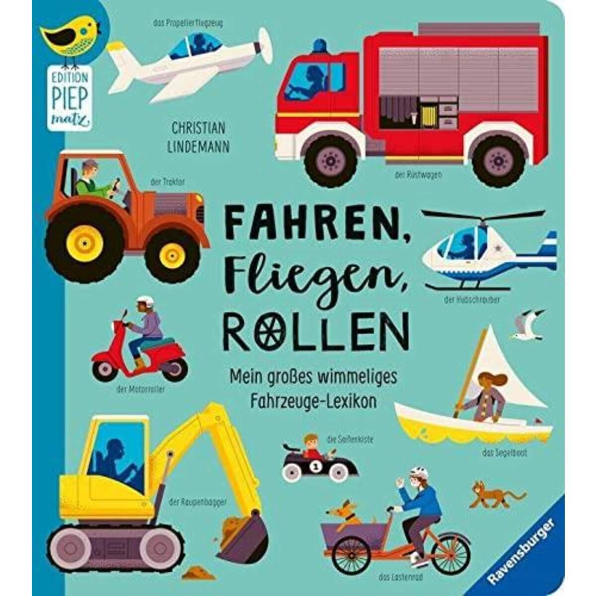 Ravensburger Edition Piepmatz: Fahren, Fliegen, Rollen