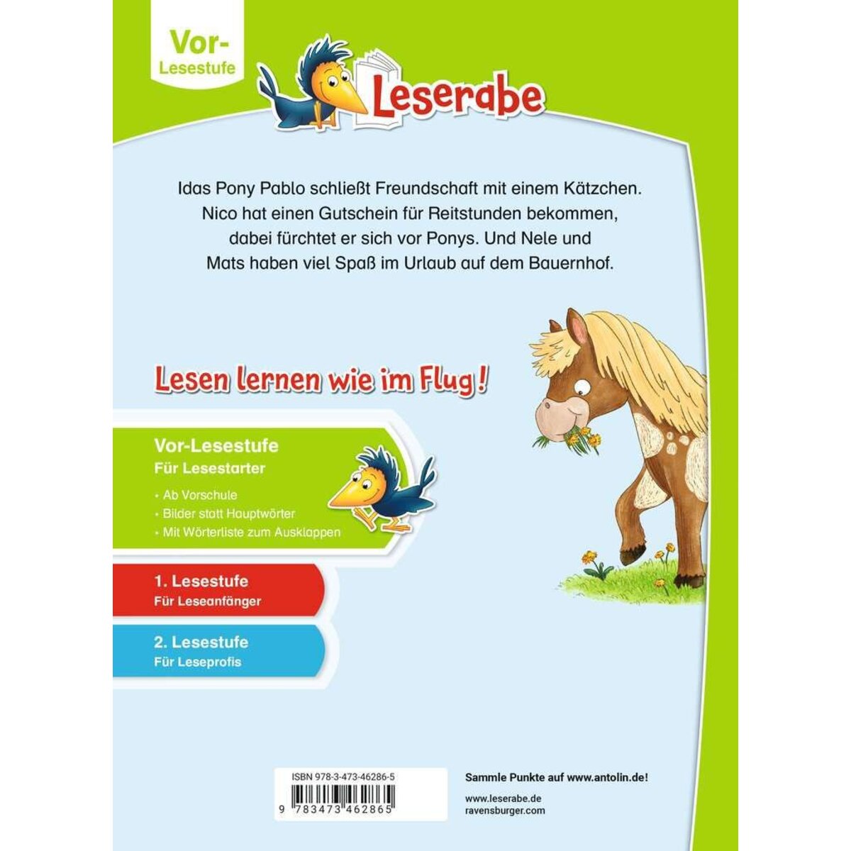 Ravensburger Leserabe - Vor-Lesestufe: Ponygeschichten