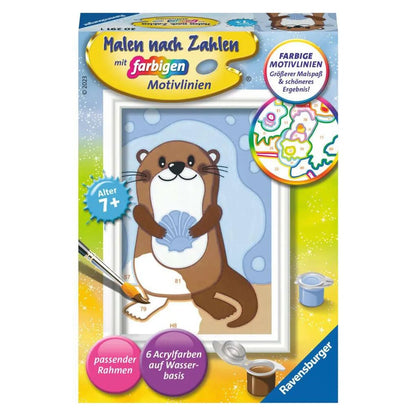 Ravensburger Malen nach Zahlen - Fröhlicher Otter