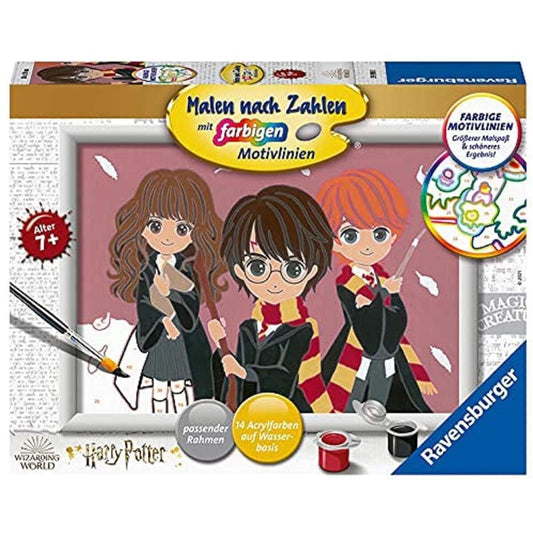 Ravensburger Malen nach Zahlen 29398 - Zauberhafte Freundschaft - Harry Potter