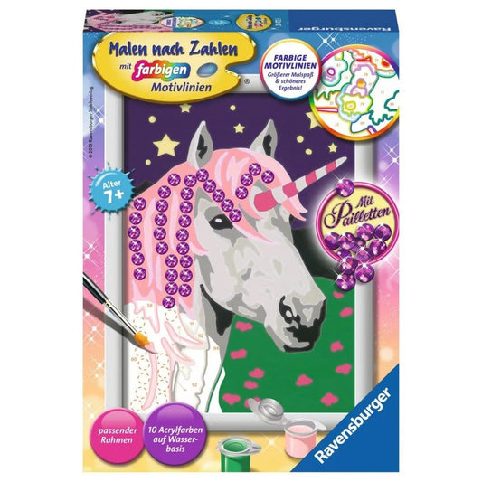 Ravensburger Malen nach Zahlen Einhorn