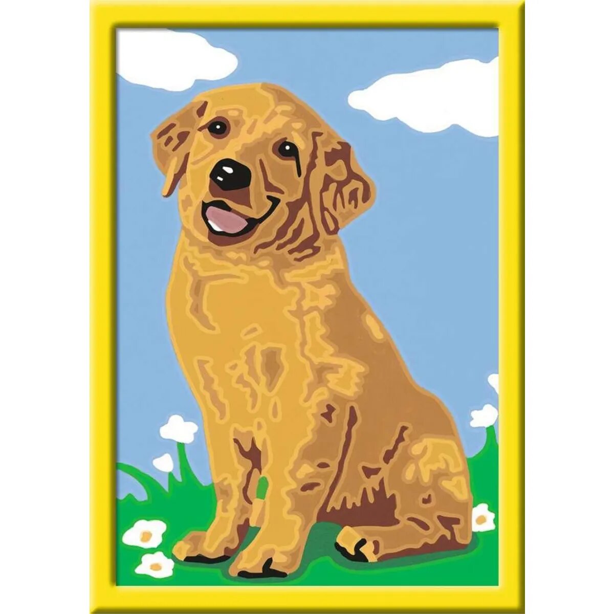 Ravensburger Malen nach Zahlen Kleiner Golden Retriever