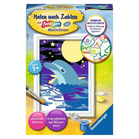 Ravensburger Malen nach Zahlen Kleiner Delfin