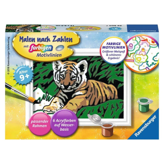 Ravensburger Malen nach Zahlen Süßer Tiger