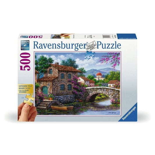 Ravensburger Puzzle - Die Brücke über dem Fluss, 500 Teile