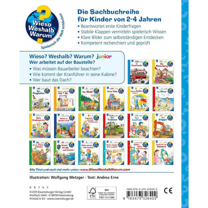 Ravensburger Wieso? Weshalb? Warum? Band 55: Wer arbeitet auf der Baustelle?