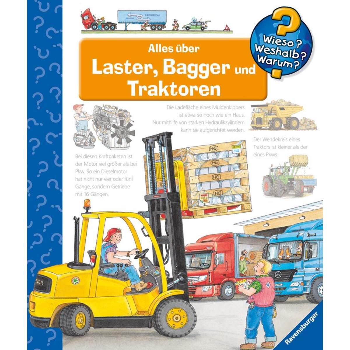 Ravensburger Wieso? Weshalb? Warum? 38 Alles über Laster, Bagger und Traktoren