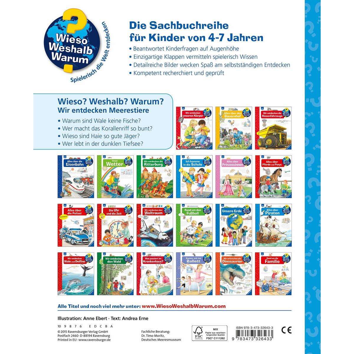 Ravensburger Wieso? Weshalb? Warum? Band. 27: Wir entdecken Meerestiere