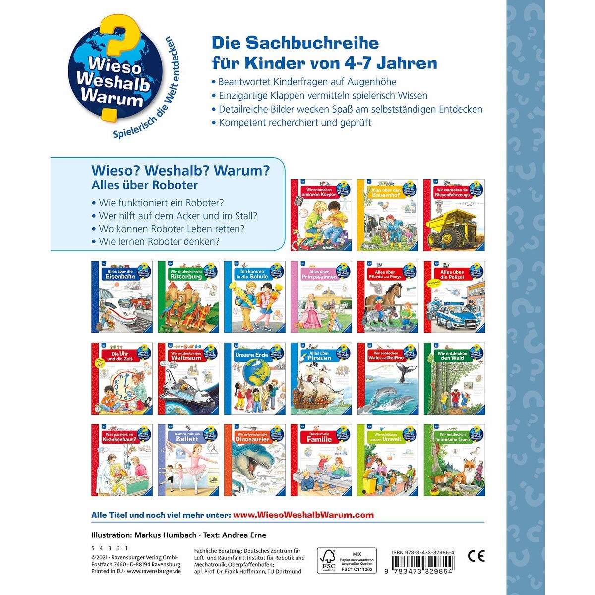 Ravensburger Wieso? Weshalb? Warum? Band 47 - Alles über Roboter