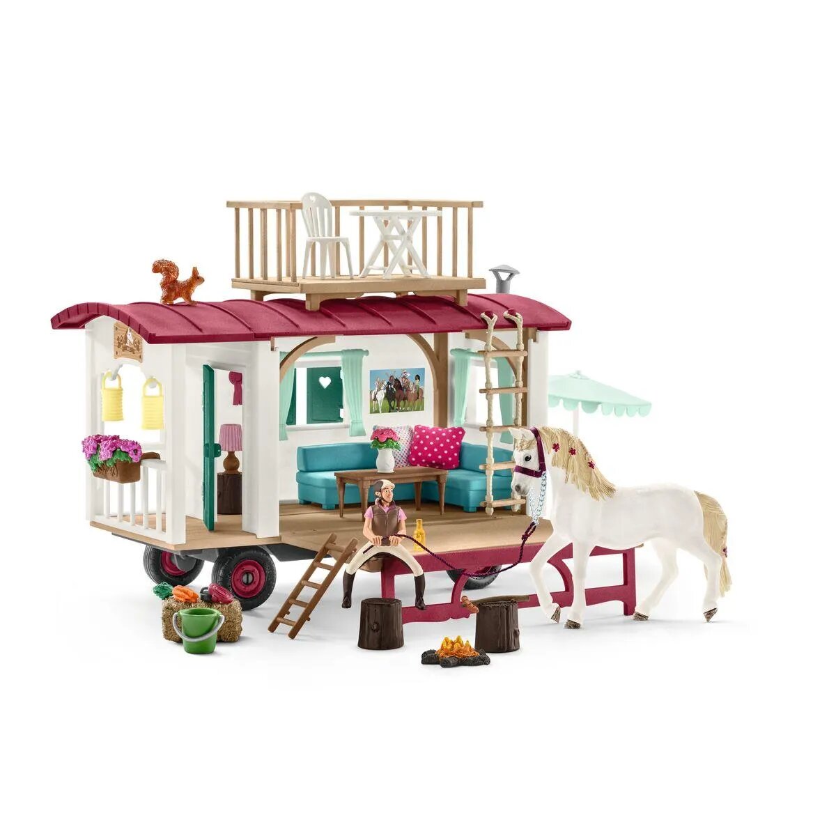 Schleich® 42415 Horse Club Wohnwagen für geheime Club-Treffen