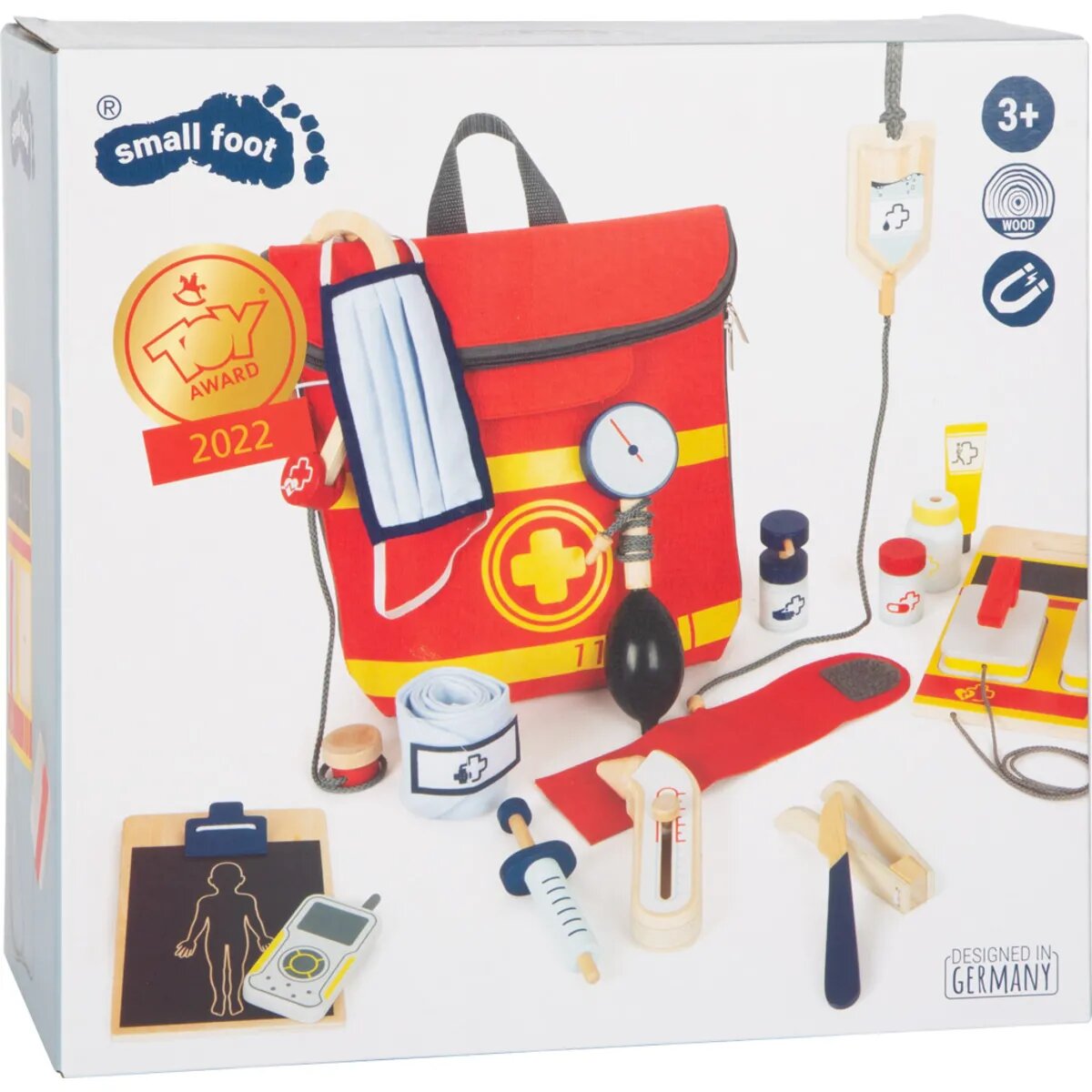 Small foot Notarztrucksack für Kinder, Spielzeug!