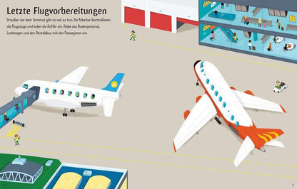 Usborne Verlag Mein erstes Stickerbuch: Am Flughafen